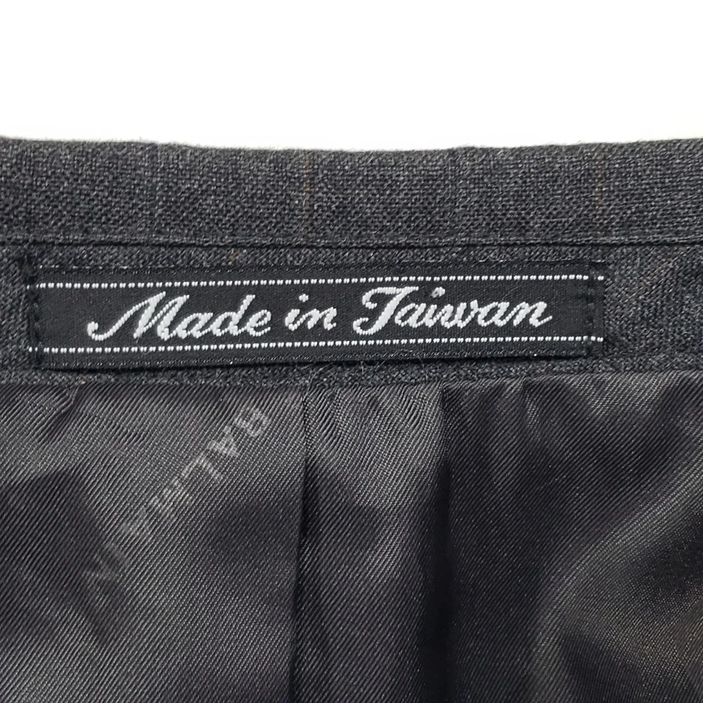 Pierre Balmain Blazer Mens 46 Reg Gray Pinstripe Suit Jacket Luxury Sport Coat